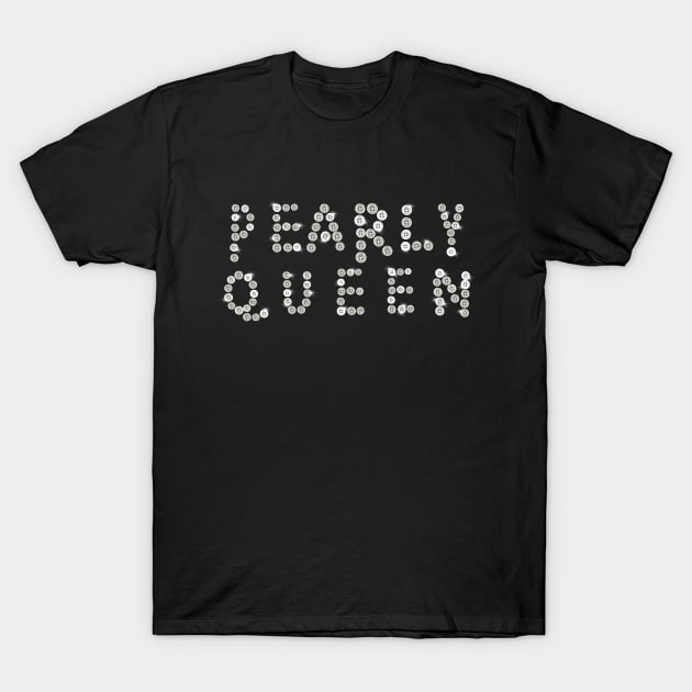 Pearly Queen Cockney Girl London Design T-Shirt by EmmaFifield